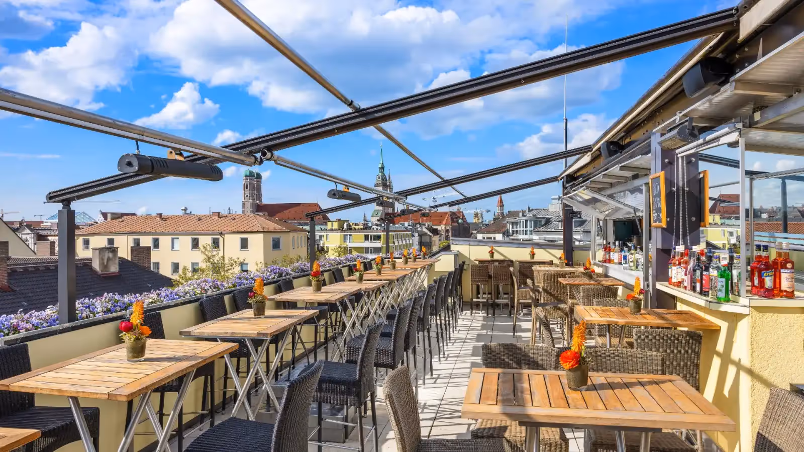 Rooftop Dachterrasse Deutsche Eiche in München - 1