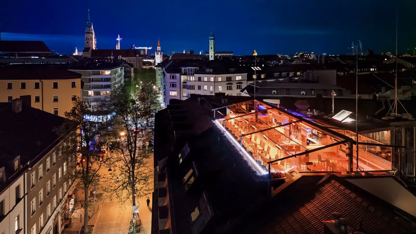 Rooftop Dachterrasse Deutsche Eiche in München - 3