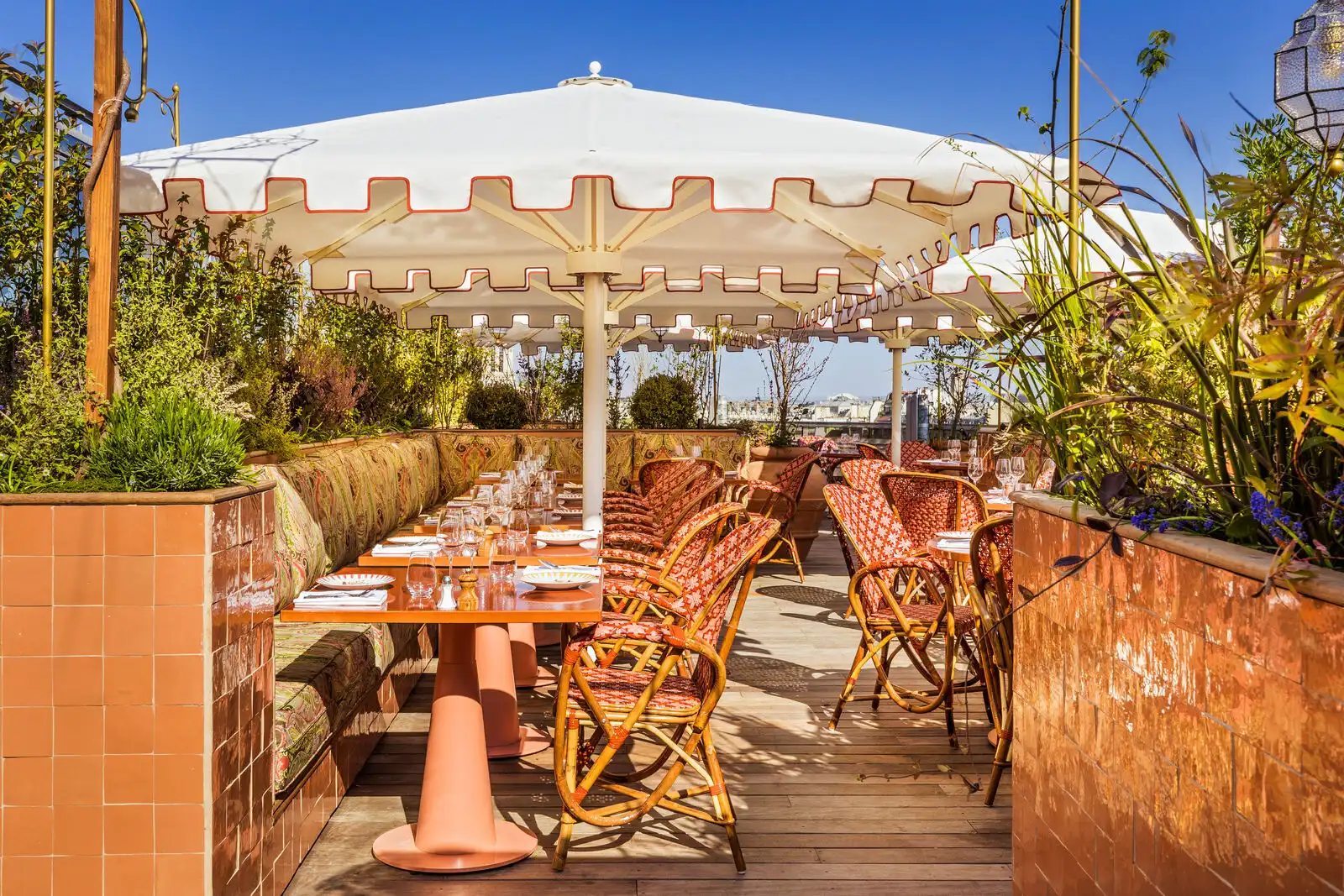 Rooftop Dar Mima in Paris