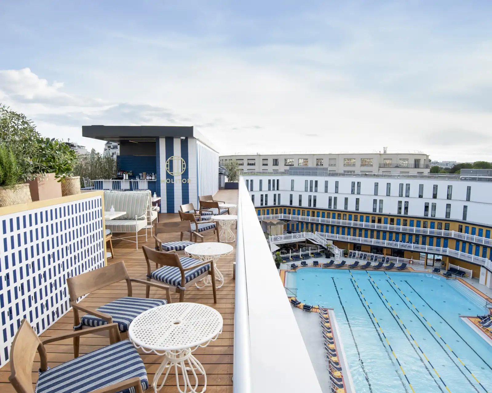 Rooftop Molitor in Paris