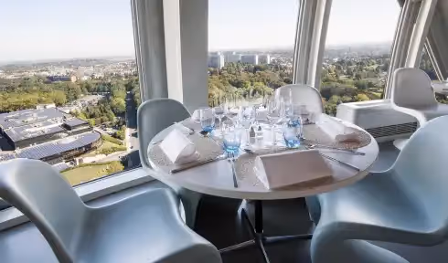 Rooftop Atomium Restaurant Brüssel