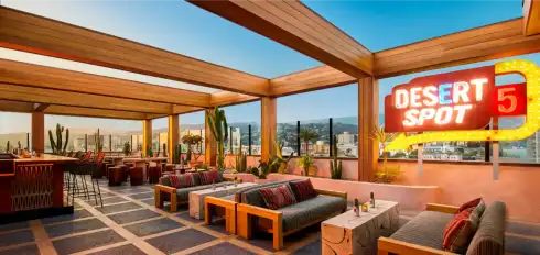 Rooftop Desert 5 Spot Los Angeles