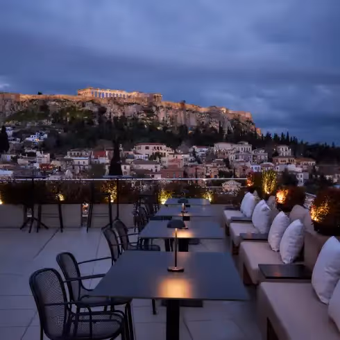 Rooftop Door in Athens Athen
