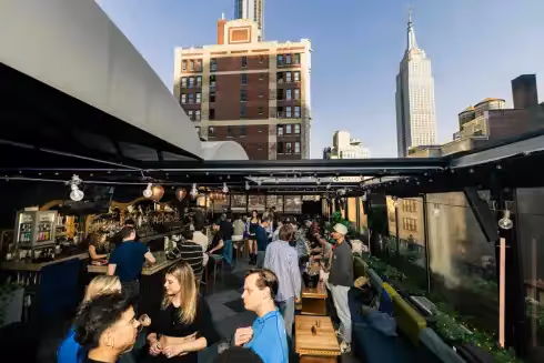 Rooftop Magic Hour New York