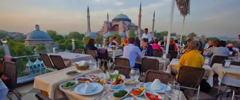 Rooftop Seven Hills Restaurant Istanbul